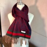 Gucci red plaid scarf Size: 33*180cm - Image 4