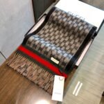 Gucci black plaid scarf Size: 33*180cm