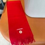 Chanel 100% premium cashmere ripple scarf - Image 4
