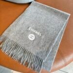 Chanel 100% premium cashmere ripple scarf