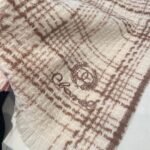 Chanel Classic Black and White Chanel Style Pattern 100% Sheep Wool Scarf  Size: 32*186cm - Image 6