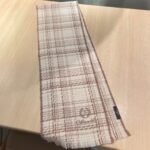 Chanel Classic Black and White Chanel Style Pattern 100% Sheep Wool Scarf  Size: 32*186cm - Image 5