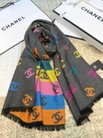 Chanel rainbow scarf  Size: 187 * 69 cm