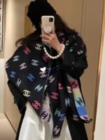 Chanel rainbow scarf  Size: 187 * 69 cm - Image 9