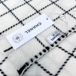 Chanel Scotland imported 100% cashmere texture scarf  Size: 38*185cm - Image 3