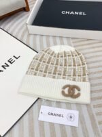 CHANEL wool suit hat three-piece set hat + scarf + gloves - Image 4