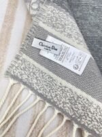 DIOR double-sided cashmere scarf with letters Size: 45*200cm - Image 6