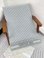 DIOR double-sided cashmere scarf with letters Size: 45*200cm - Image 5