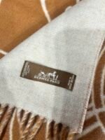 Hermes high-end 100% cashmere scarf Size: 40*195cm - Image 5