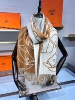 Hermes high-end 100% cashmere scarf Size: 40*195cm