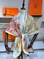 Hermès [Return to Nature] Cashmere Scarf Size: 140*140cm - Image 7