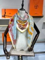 Hermès [Return to Nature] Cashmere Scarf Size: 140*140cm - Image 5