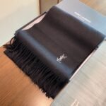 YSL 100% cashmere scarf Size: 30*200cm - Image 4