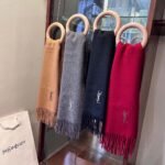 YSL 100% cashmere scarf Size: 30*200cm - Image 7