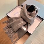 YSL 100% cashmere scarf Size: 30*200cm - Image 6