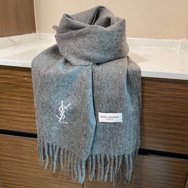YSL 100% cashmere scarf Size: 30*200cm