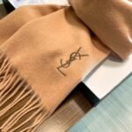 YSL 100% cashmere scarf Size: 30*200cm - Image 4
