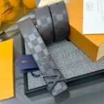 Louis Vuitton LV Check Double-sided Belt  Width: 4.0cm - Image 7