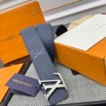 Louis Vuitton LV Taurillon Double-sided Belt Width: 4.0cm - Image 2