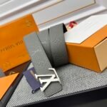 Louis Vuitton LV Taurillon Double-sided Belt Width: 4.0cm - Image 9