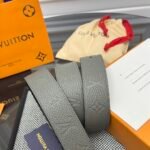 Louis Vuitton LV Taurillon Double-sided Belt Width: 4.0cm - Image 2