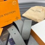 Louis Vuitton LV Taurillon Double-sided Belt Width: 4.0cm - Image 7