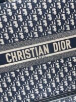 Dior Embroidered Leather With Shoulder Strap 【Large】 Book Tote Shopping Bag - Image 9