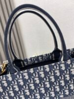 Dior Embroidered Leather With Shoulder Strap 【Large】 Book Tote Shopping Bag - Image 8