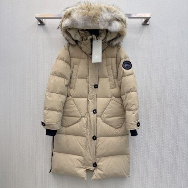 Canada Goose Casual Raccoon Fur Collar Down Jacket