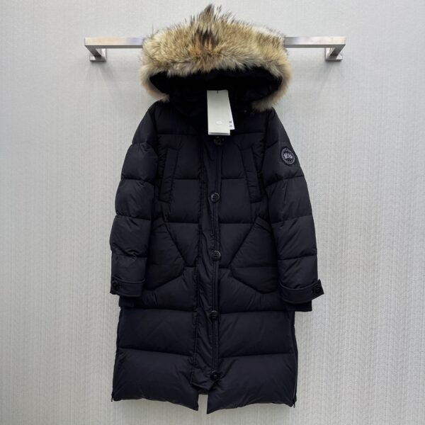 Canada Goose Casual Raccoon Fur Collar Down Jacket