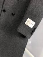 YSL 2024 autumn and winter new men's cashmere Kensington coat - Image 8