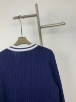 YSL college style autumn and winter new knitted cardigan jacket - Image 9