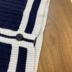 YSL college style autumn and winter new knitted cardigan jacket - Image 5