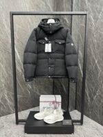 Moncler Fornas Men's Short Down Jacket with Removable Hood