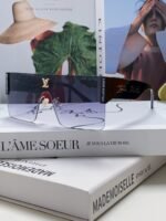 Louis Vuitton 2024 new metal square one-piece sunglasses for men and women