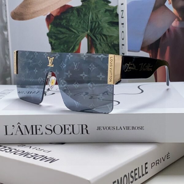 Louis Vuitton 2024 new metal square one-piece sunglasses for men and women