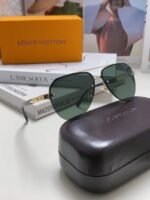 Louis Vuitton 2024 Sunglasses Aviator Metal Oval Half Frame Sunglasses for Men and Wome - Image 8