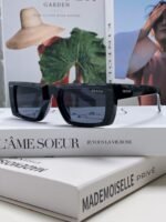 Prada 24-year new three-dimensional square frame sunglasses - Image 5