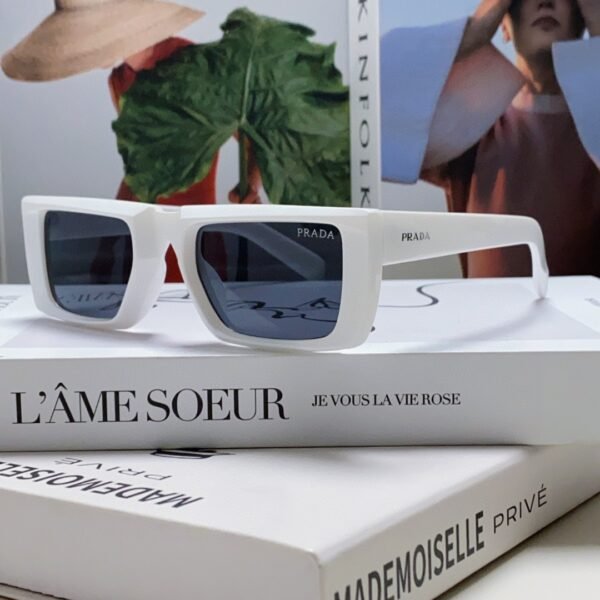 Prada 24-year new three-dimensional square frame sunglasses