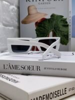 Prada 24-year new three-dimensional square frame sunglasses - Image 9