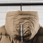 Canada Goose 24FW new logo solid color hooded down jacket unise - Image 8