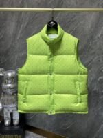 Chrome Hearts Dark Pattern Fluorescent Green Down Vest
