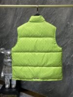 Chrome Hearts Dark Pattern Fluorescent Green Down Vest - Image 3