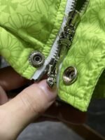 Chrome Hearts Dark Pattern Fluorescent Green Down Vest - Image 7