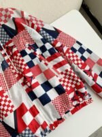 Louis Vuitton SS24 Logo PatchworkMandarin-collar Jacket - Image 7
