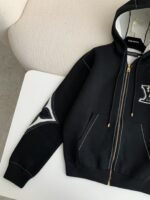 Louis Vuitton SS24 Logo lnlaid flower zippersweatshirt Jackets - Image 10