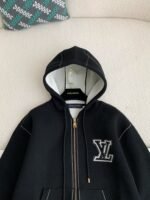 Louis Vuitton SS24 Logo lnlaid flower zippersweatshirt Jackets - Image 4