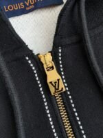 Louis Vuitton SS24 Logo lnlaid flower zippersweatshirt Jackets - Image 9