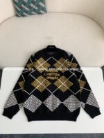 Louis Vuitton ss25 Pre-Spring collection,blended wool round-neck sweater