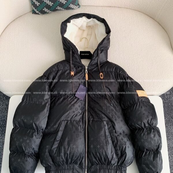 LOUlS VUITToN Skiing Series FW24 PrintedHooded Cotton-Padded Jacket